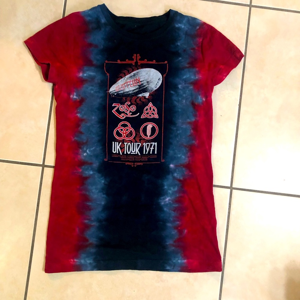 Led Zeppelin Tie dye t shirt